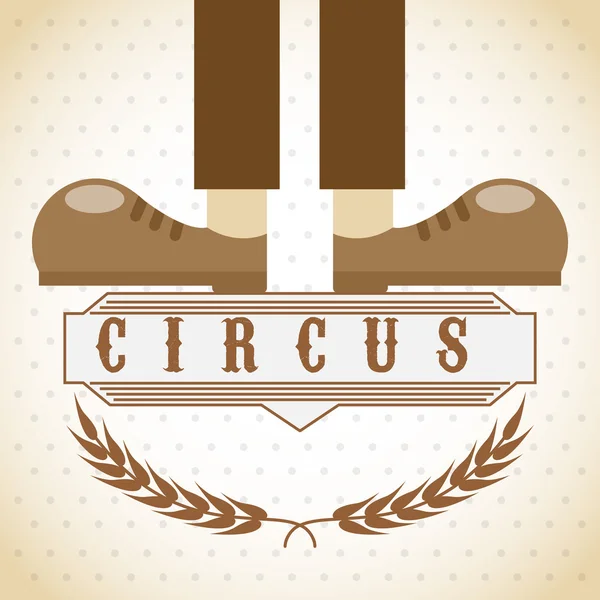 Circus entertainment ontwerp — Stockvector