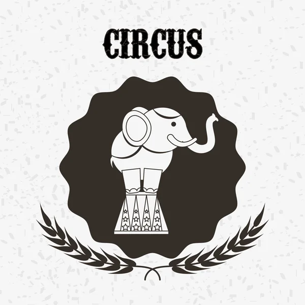 Design de divertissement de cirque — Image vectorielle