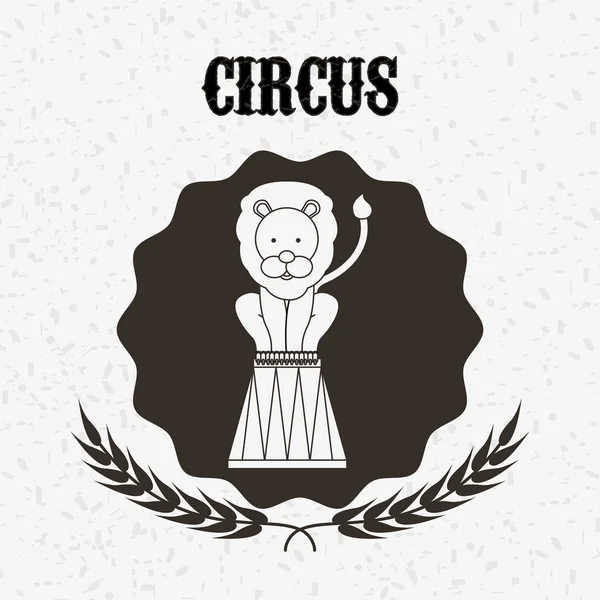 Circus entertainment ontwerp — Stockvector