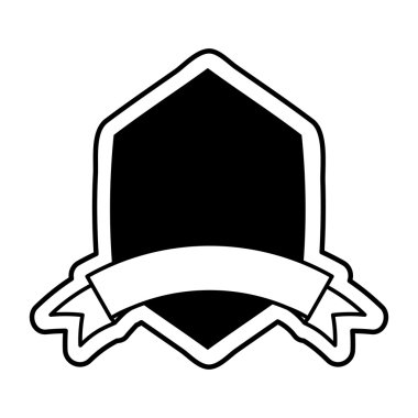 izole şerit tasarımı ile rozet