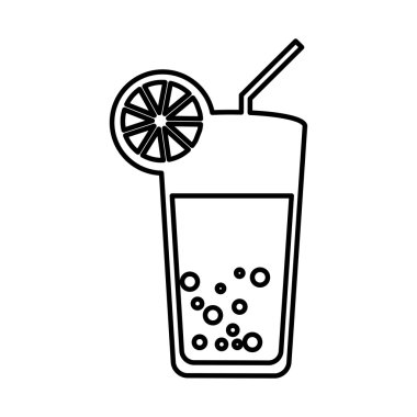 kokteyl izole simgesi tasarım