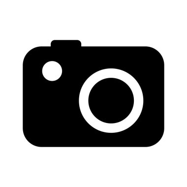 kamera fotoğraf izole simgesi tasarım