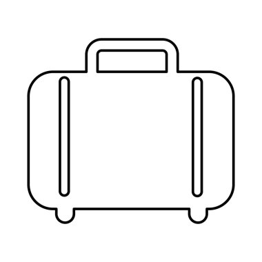 izole bavul simgesi tasarım