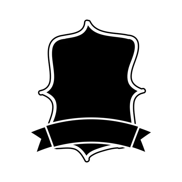 Badge met lint geïsoleerd ontwerp — Stockvector