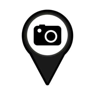 kamera fotoğraf izole simgesi tasarım