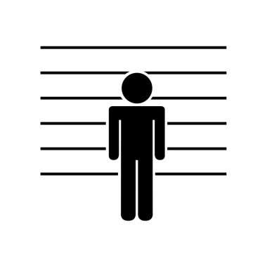 mahkum imzalamadaki izole simgesi