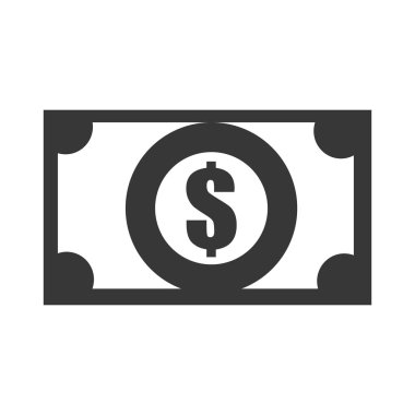 para simgesi tasarım, vektör grafiği ile siyah kütük