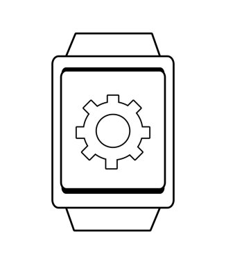 kare izlemek ve ayarlar simgesini, vektör grafiği