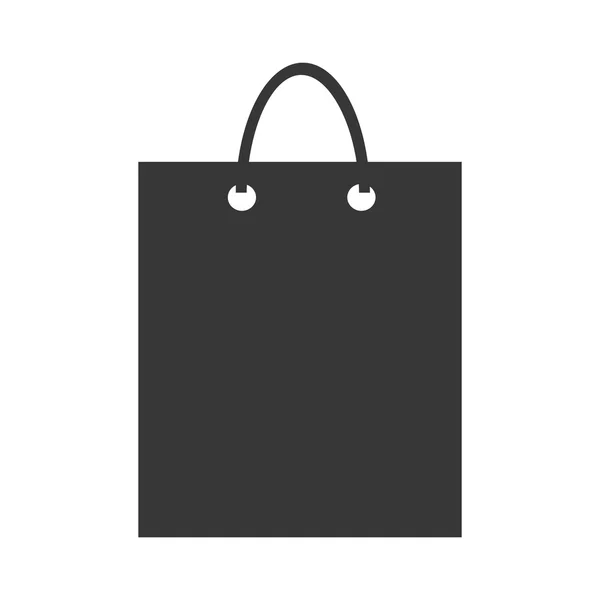 黒いショッピング バッグ、ベクター グラフィック — ストックベクタ