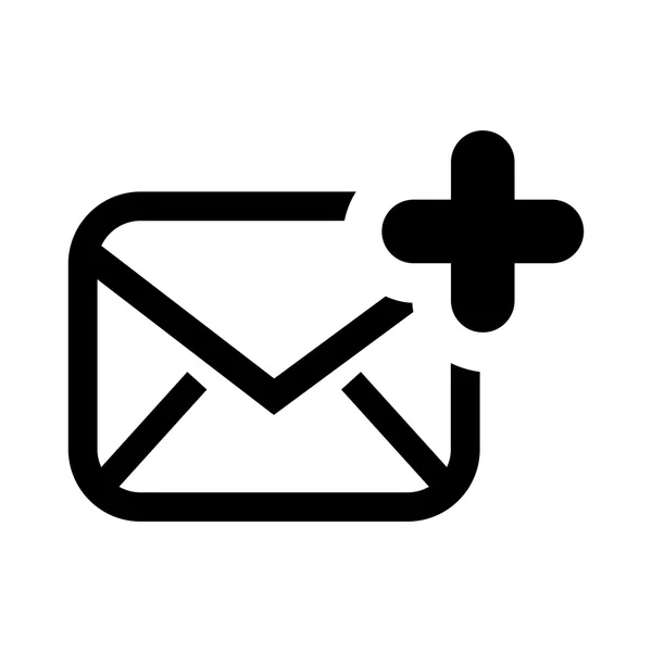 Configurazione e-mail design icona isolato — Vettoriale Stock