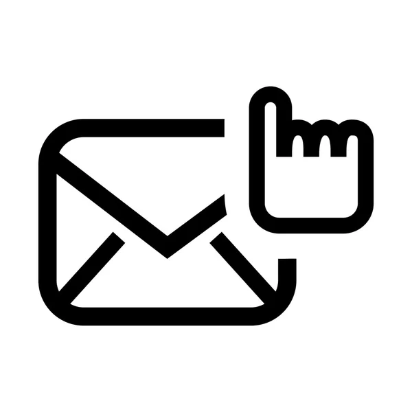 Auswahl E-Mail Setup Icon Design — Stockvektor