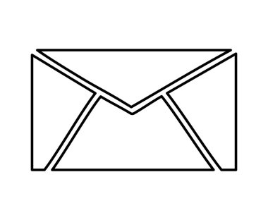 e-posta kurulumu izole simgesi