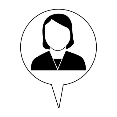 Avatar adam ve Infographic simgesi, vektör grafiği