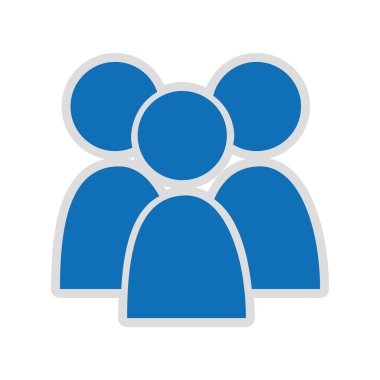 ekip çalışması izole simgesi tasarım