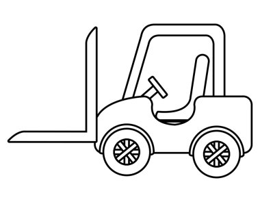 Navlun araba yan vier, vektör grafik üzerinde