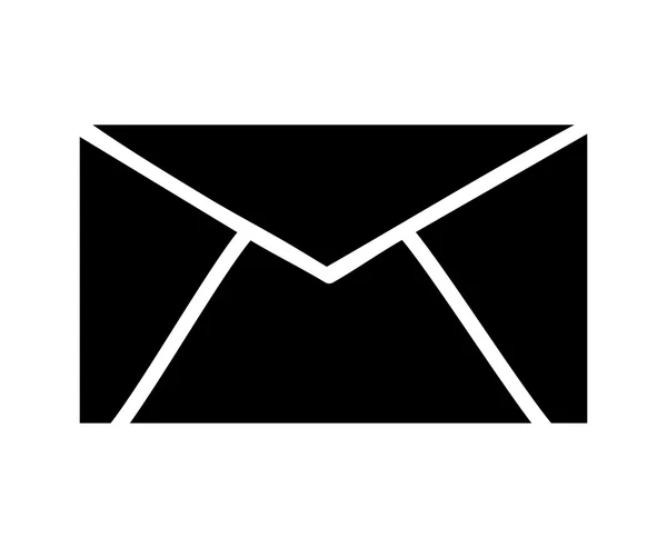 Configurazione e-mail design icona isolato — Vettoriale Stock