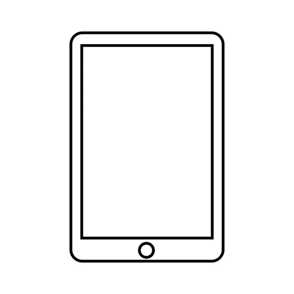 Smartphone izolované ikonu design — Stockový vektor