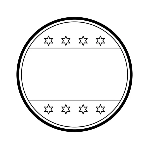 Bandera de los estados unidos diseño icono aislado — Archivo Imágenes Vectoriales