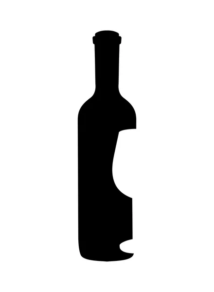 Lista de vinos diseño icono aislado — Vector de stock