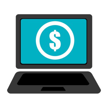 elektronik cihaz ile ticaret kutsal kişilerin resmi, vektör grafiği