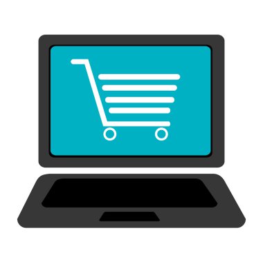 elektronik cihaz ile ticaret kutsal kişilerin resmi, vektör grafiği