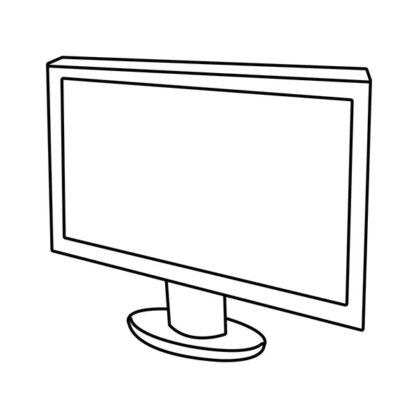 Bildschirm für elektronische Geräte, Vektorgrafik — Stockvektor