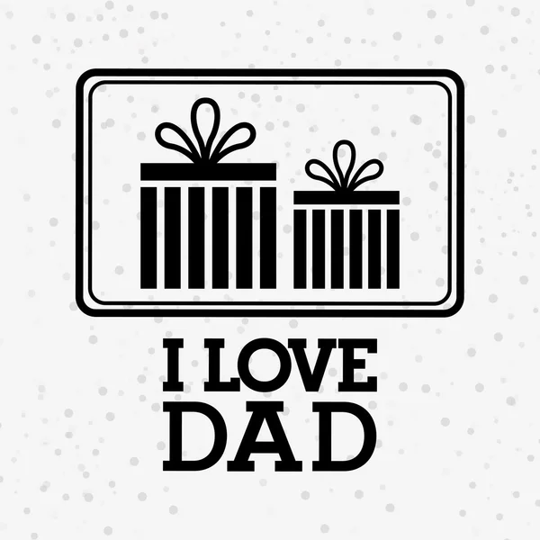 Happy fathers day design — Stock Vector