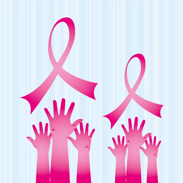 Breast cancer awareness design — Stock Vector