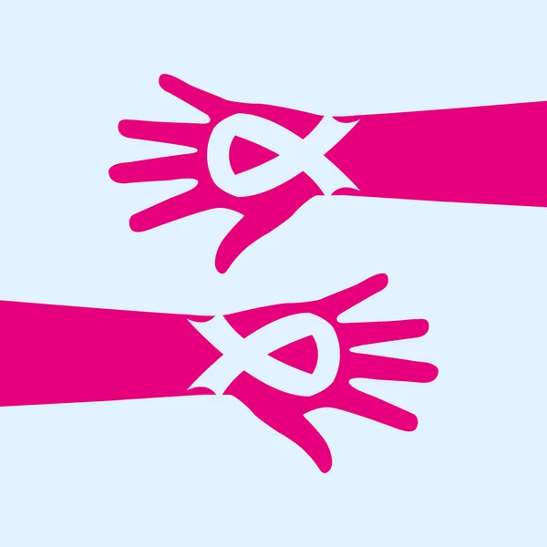 Breast cancer awareness design — Stock vektor