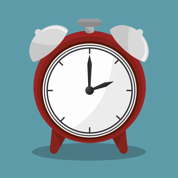 Reloj despertador diseño — Vector de stock