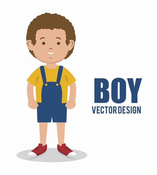 Gelukkig jongen ontwerp — Stockvector