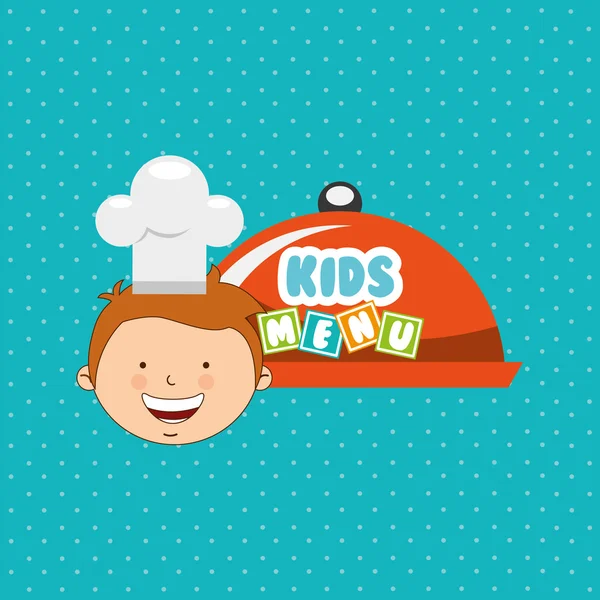 Kinderen menu ontwerp — Stockvector