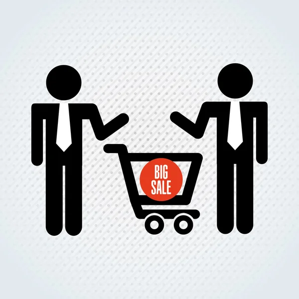 People shopping design — Stock Vector