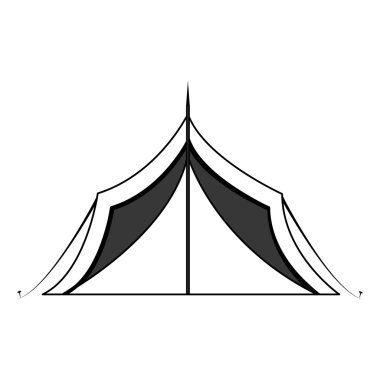 kamp çadırı simgesi