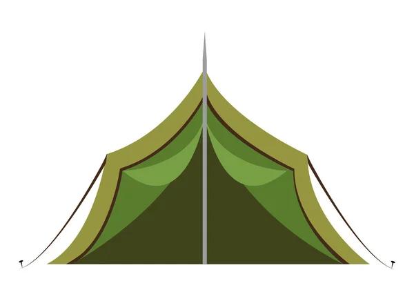 绿色野营帐篷 — Διανυσματικό Αρχείο