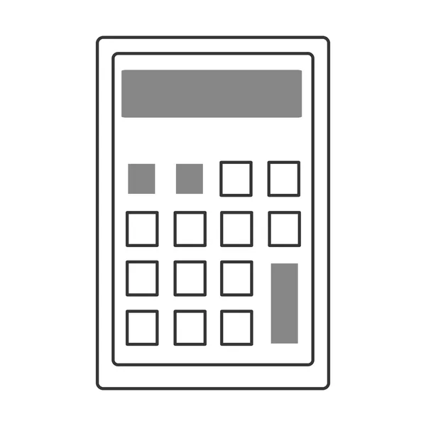 计算器与方形按钮 — 图库矢量图片