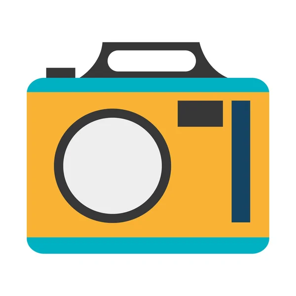 Kleurrijke fotocamera — Stockvector