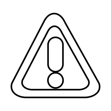 Beyaz uyarı işareti