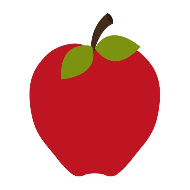 Kırmızı elma animasyon, vektör grafiği