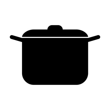 Pan, vektör grafiği pişirme siyah