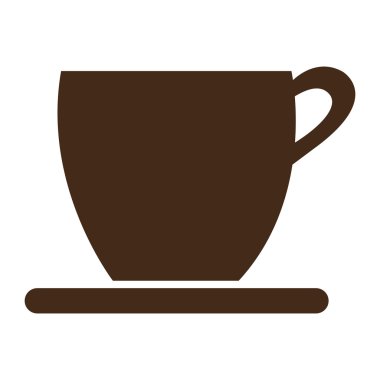 kahverengi kahve fincanı, vektör grafiği