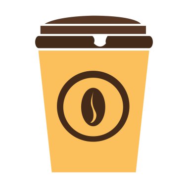 renkli kahve fincanı, vektör grafiği