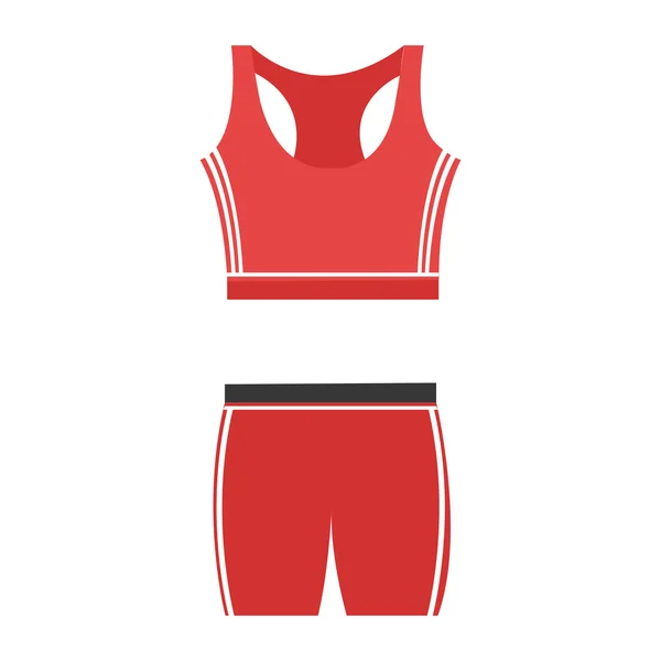 Unisex Sportbekleidung, Vektorgrafik — Stockvektor