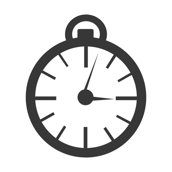 Orbed klok tijd concept, vectorafbeelding — Stockvector
