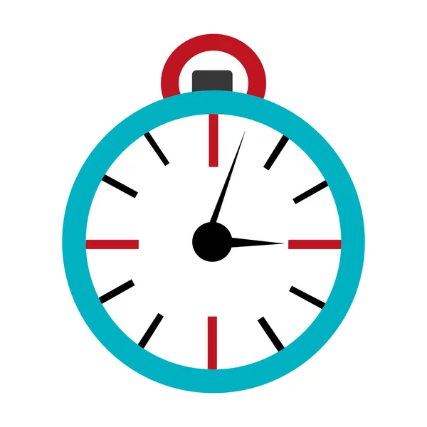 Orbed clock time concept,vector graphic — Stock Vector