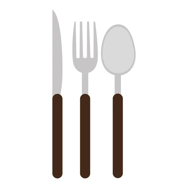 Set of cutlery,vector graphic — Stock Vector