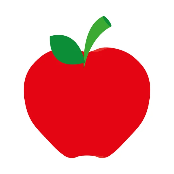 Apple frukt mat, vektorgrafik — Stock vektor