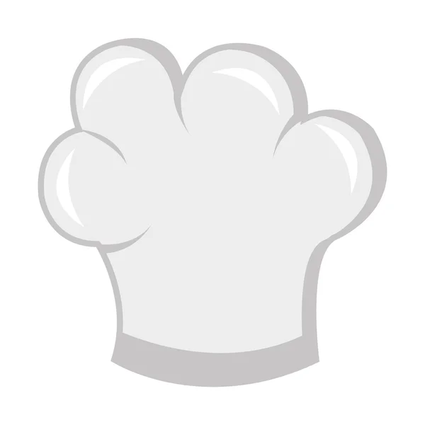Chefs hat front view,vector graphic — Stock Vector