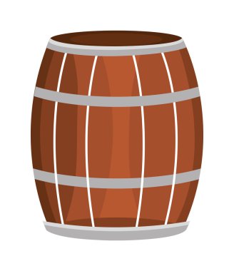 varil kahverengi ve gri ve siyah çizgiler, vektör grafiği