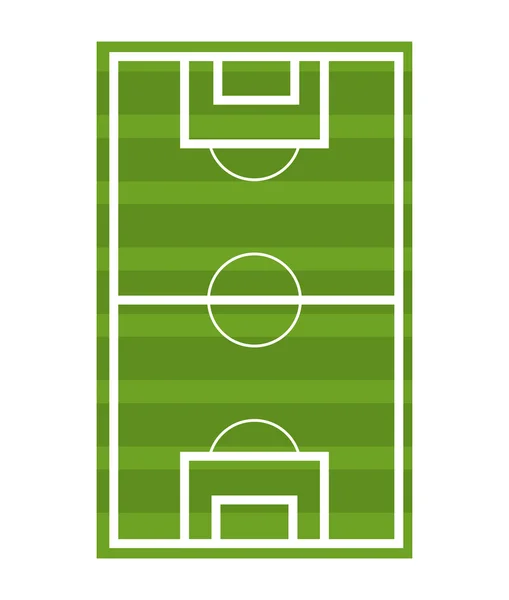 Terrain de football, graphique vectoriel — Image vectorielle